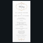 romantic classic gold monogram wedding invitation<br><div class="desc">This design is part of a collection - please contact us if you need any additional stationery
*not real foil</div>