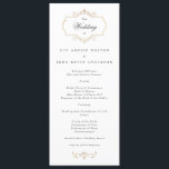 romantic classic gold monogram wedding invitation<br><div class="desc">This design is part of a collection - please contact us if you need any additional stationery
*not real foil</div>