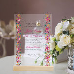 Romantic Classical Pearl Swan Floral Frame Wedding Acrylic Invitations<br><div class="desc">Beautiful Invitation to celebrate Special occasions and festivals comes with digital and E-invitation as per your request. We would love to replicate our designs to make multiple products like rsvp cards, labels envelopes, and more. Customization is available for ready to print on request at info@shamaurcreatif@gmail.com Look Forward to hearing from...</div>