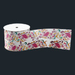Romantic Classical Pearl Swan Floral Frame Wedding Grosgrain Ribbon<br><div class="desc">Beautiful Invitation to celebrate Special occasions and festivals comes with digital and E-invitation as per your request. We would love to replicate our designs to make multiple products like rsvp cards, labels envelopes, and more. Customization is available for ready to print on request at info@shamaurcreatif@gmail.com Look Forward to hearing from...</div>