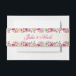 Romantic Classical Pearl Swan Floral Frame Wedding Invitation Belly Band<br><div class="desc">Beautiful Invitation to celebrate Special occasions and festivals comes with digital and E-invitation as per your request. We would love to replicate our designs to make multiple products like rsvp cards, labels envelopes, and more. Customization is available for ready to print on request at info@shamaurcreatif@gmail.com. Look Forward to hearing from...</div>