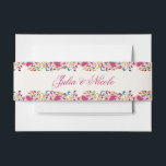 Romantic Classical Pearl Swan Floral Frame Wedding Invitation Belly Band<br><div class="desc">Beautiful Invitation to celebrate Special occasions and festivals comes with digital and E-invitation as per your request. We would love to replicate our designs to make multiple products like rsvp cards, labels envelopes, and more. Customization is available for ready to print on request at info@shamaurcreatif@gmail.com. Look Forward to hearing from...</div>