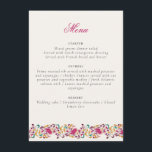 Romantic Classical Pearl Swan Floral Frame Wedding Menu<br><div class="desc">Beautiful Invitation to celebrate Special occasions and festivals comes with digital and E-invitation as per your request. We would love to replicate our designs to make multiple products like rsvp cards, labels envelopes, and more. Customization is available for ready to print on request at info@shamaurcreatif@gmail.com. Look Forward to hearing from...</div>