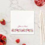 Romantic Classical Pearl Swan Floral Frame Wedding Napkin<br><div class="desc">Beautiful Invitation to celebrate Special occasions and festivals comes with digital and E-invitation as per your request. We would love to replicate our designs to make multiple products like rsvp cards, labels envelopes, and more. Customization is available for ready to print on request at info@shamaurcreatif@gmail.com. Look Forward to hearing from...</div>