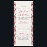 Romantic Classical Pearl Swan Floral Frame Wedding Program<br><div class="desc">Beautiful Invitation to celebrate Special occasions and festivals comes with digital and E-invitation as per your request. We would love to replicate our designs to make multiple products like rsvp cards, labels envelopes, and more. Customization is available for ready to print on request at info@shamaurcreatif@gmail.com. Look Forward to hearing from...</div>