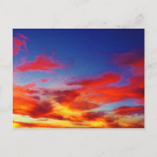 Romantic Clouds Postcard
