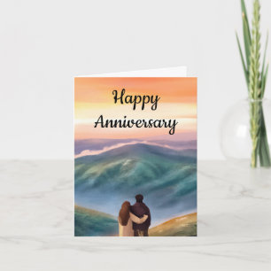 Romantic Couple Anniversary Card
