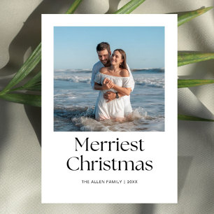 Romantic Couple Christmas Holiday Card Design