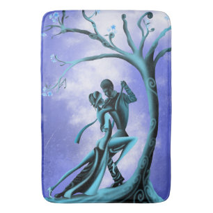 Romantic Couple Dance the Tango Bath Mat