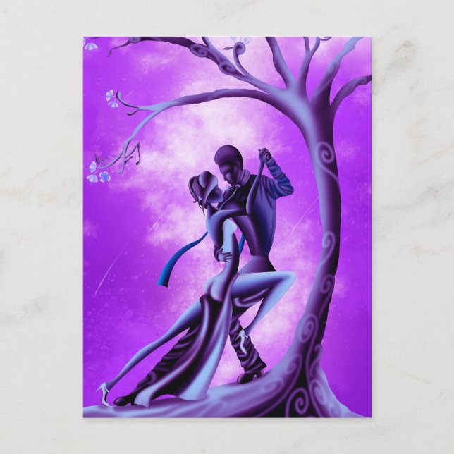 Romantic Couple Dance the Tango Postcard (Front)