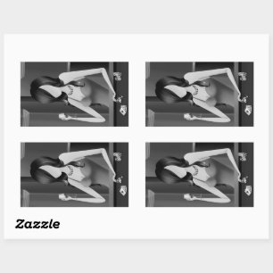 Romantic Couple Dance the Tango Sticker