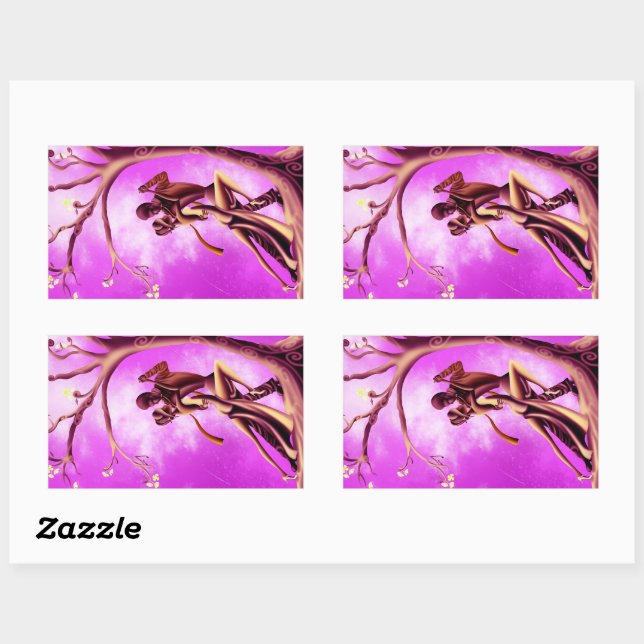 Romantic Couple Dance the Tango Sticker (Sheet)