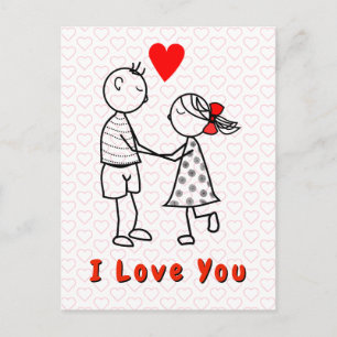 Romantic Couple I Love You Card