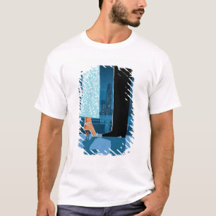 Romantic Couple in City T-Shirt