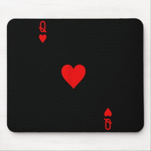 Romantic Couple Kiss Queen Of Hearts Ker Playing C Mouse Pad