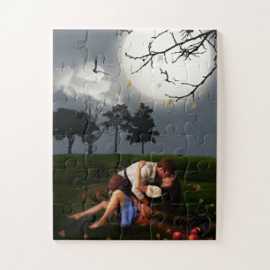 ROMANTIC COUPLE MOONLIGHT SENSUAL FANTASY PUZZLE