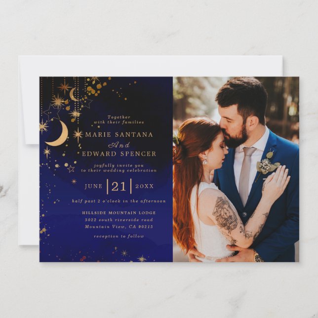 Romantic Couple Photo Invitation (Front)