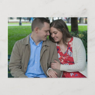 Romantic Couple Sitting Close Together Postcard