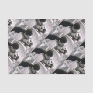 Romantic Couple Vintage Retro Photo Elegant Love Tissue Paper