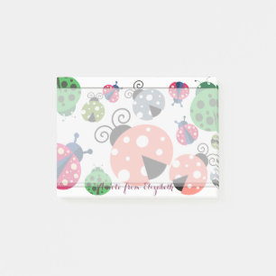 Romantic Cute Lovely Stylish ,Ladybugs Post-it Notes