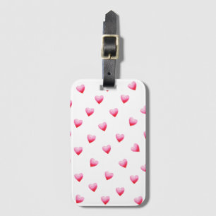 Romantic Cute Red Heart    Luggage Tag