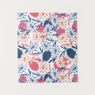 Romantic Daisy Flower Pattern Tapestry