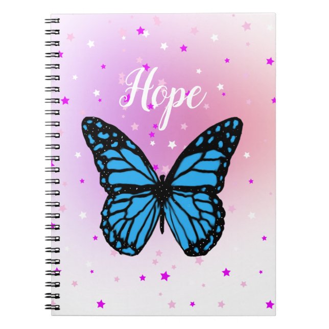 Romantic Dance Butterfly  Notebook (Front)