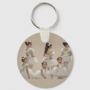 Romantic dancers keychain
