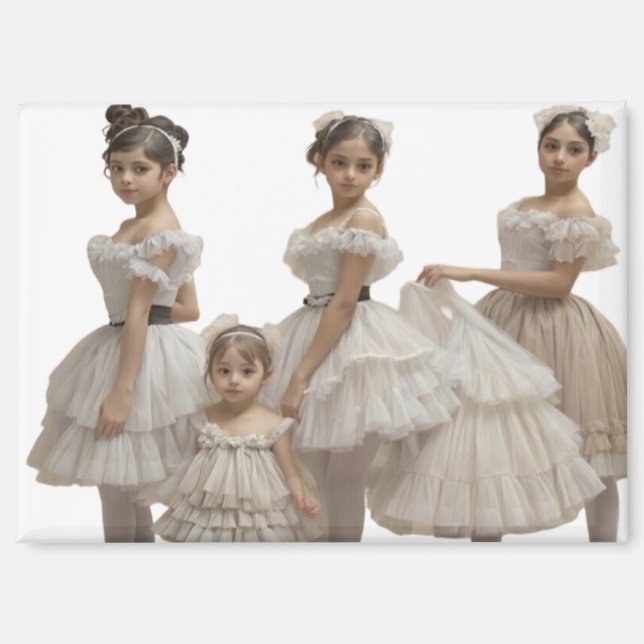 Romantic dancers magnet (Front)