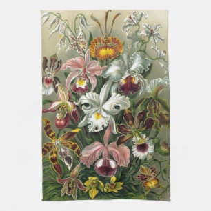 romantic date blossoms rsvp colourful chic kitchen towel