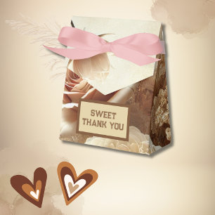 Romantic Dreamy Floral Wedding thank you  Favor Box