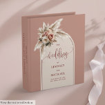 Romantic Dusty Pink Pampas Floral Memory Album Binder<br><div class="desc">✅ For matching items search ROSE in my collections ✅ Preserve every detail of your love story with this elegant dusty pink wedding binder and memory album collection, beautifully designed with hand-painted watercolor roses, soft pampas grass, and a romantic boho arch. This design blends modern bohemian charm with timeless floral...</div>