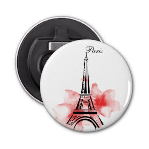 Romantic Eiffel Tower Paris Bottle Opener