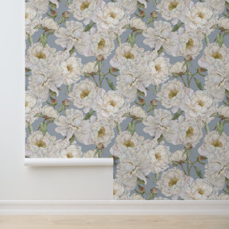 Romantic & Elegance Watercolor Floral Wallpaper 