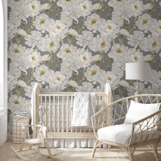 Romantic & Elegance Watercolor Floral Wallpaper 