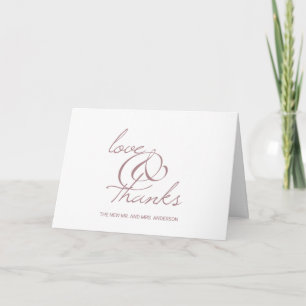 Romantic Elegance ⎥Wedding Folded Photo Card