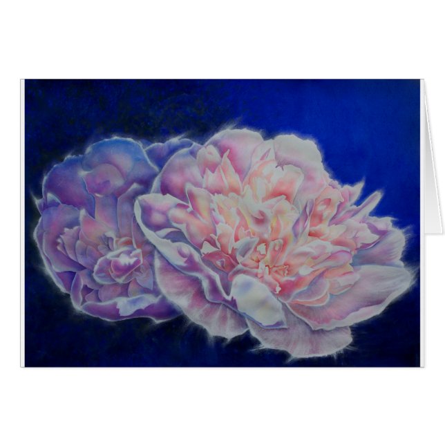 Romantic elegant pink white blue pastel watercolor (Front Horizontal)