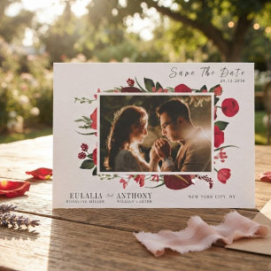 Romantic Elegant Wedding Save the Date Invitation