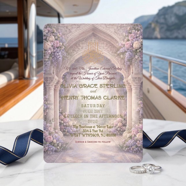 Romantic Enchanted Muslim Wedding Invitation (Creator Uploaded)