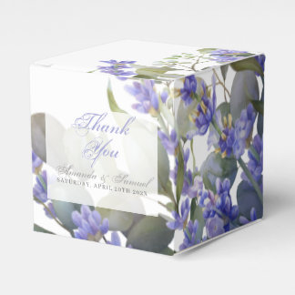 Romantic Eucalyptus & Lavender Wedding  Favour Box