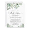 Romantic Eucalyptus Leaves Baby Shower