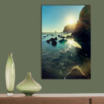 Romantic Evening Sun at Bethell's Beach Photo Acrylic Print<br><div class="desc">The Romantic Evening Sun at Bethell's Beach Photo Acrylic Print makes a beautiful New Zealand wall decor gift. Personalize the travel memory by exchanging the vacation image with one of yours. For more wall decor inspiration, visit www.KBMD3signs.com. Need help with customization or want a bespoke design? Contact us at info@KBMD3signs.com....</div>