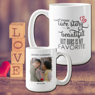 Romantic Every Love Story is Beautiful Coffee Mug