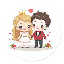 Romantic Fairy Tale Wedding – Chibi Art
