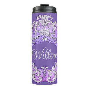 Romantic,Feminine,Personalized Thermal Tumbler