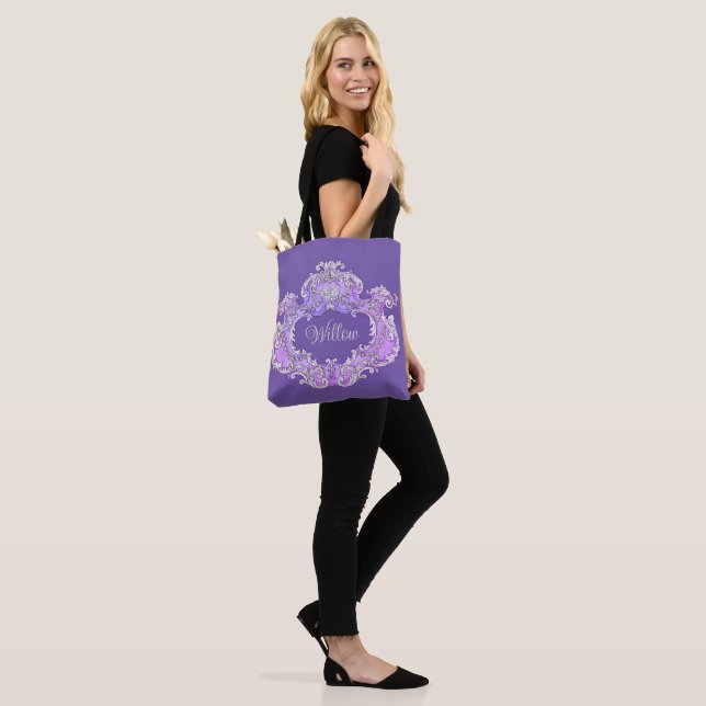 Romantic,Feminine,Personalized  Tote Bag (On Model)