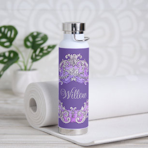 Romantic,Feminine,Personalized Water Bottle