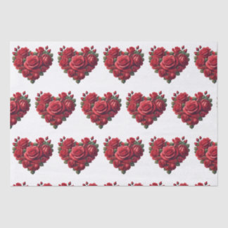 Romantic Floral Art Tissue Paper