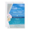 Romantic Floral Blue Ocean Beach Wedding