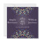 Romantic Floral Chalkboard Post Wedding Invitation